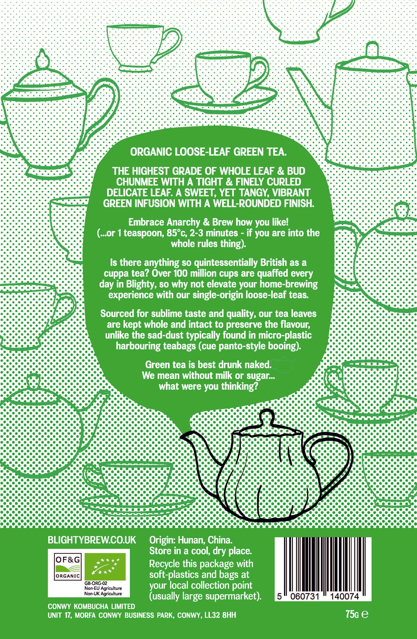 Organic Chunmee Loose Leaf Green Tea