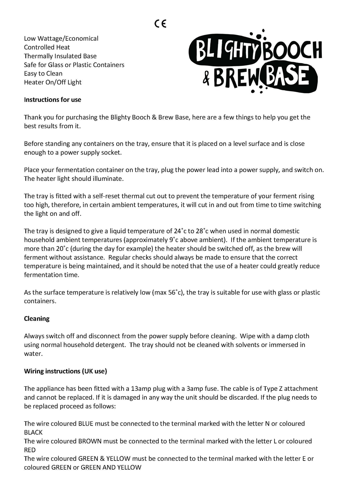 Blighty Booch Brew Base