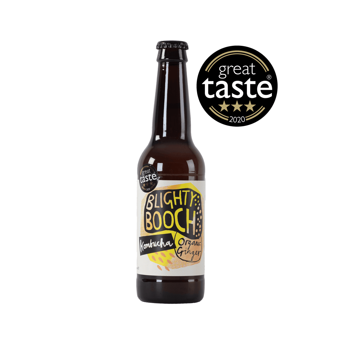 Award Winning Blighty Booch Organic Ginger Kombucha - Blighty Booch