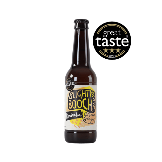 Award Winning Blighty Booch Organic Ginger Kombucha - Blighty Booch