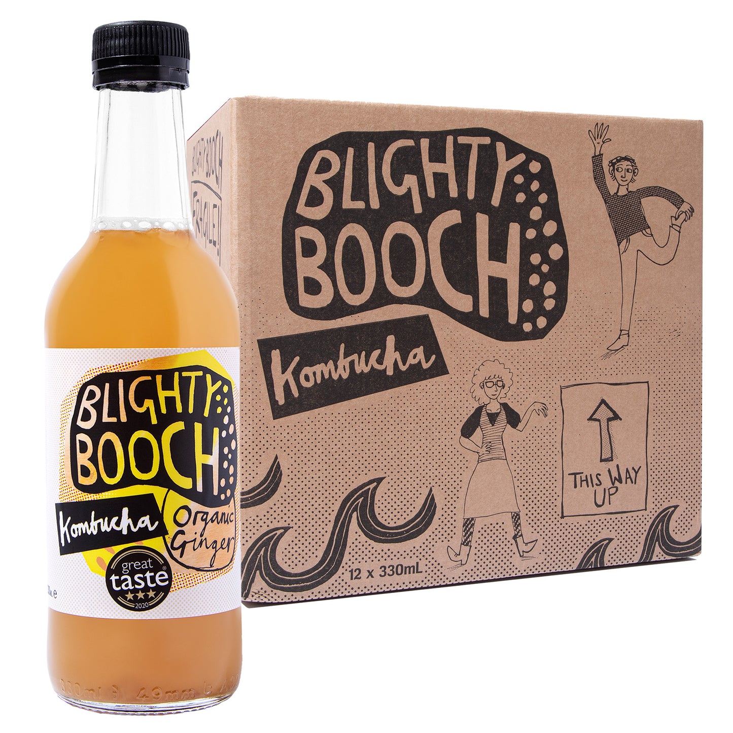 Blighty Booch Kombucha Organic Ginger