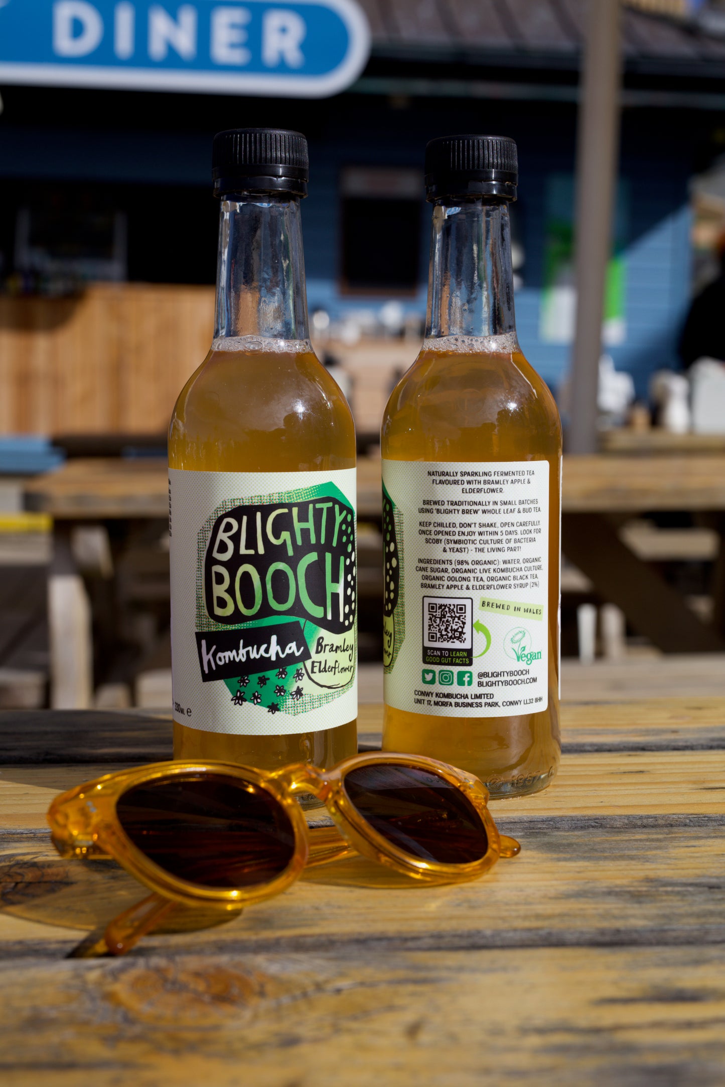 Blighty Booch Kombucha Bramley Elderflower