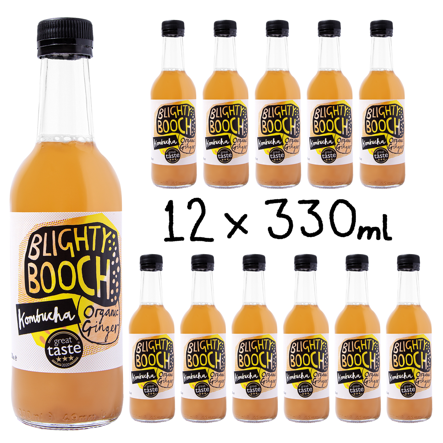 Blighty Booch Kombucha Organic Ginger