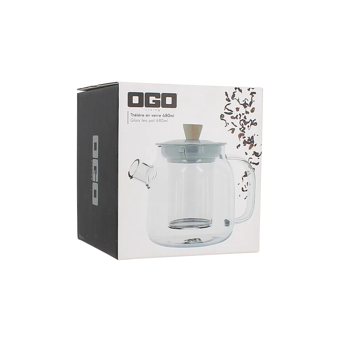 Teapot for Loose-leaf Tea | 550mL - Borosilicate Glass