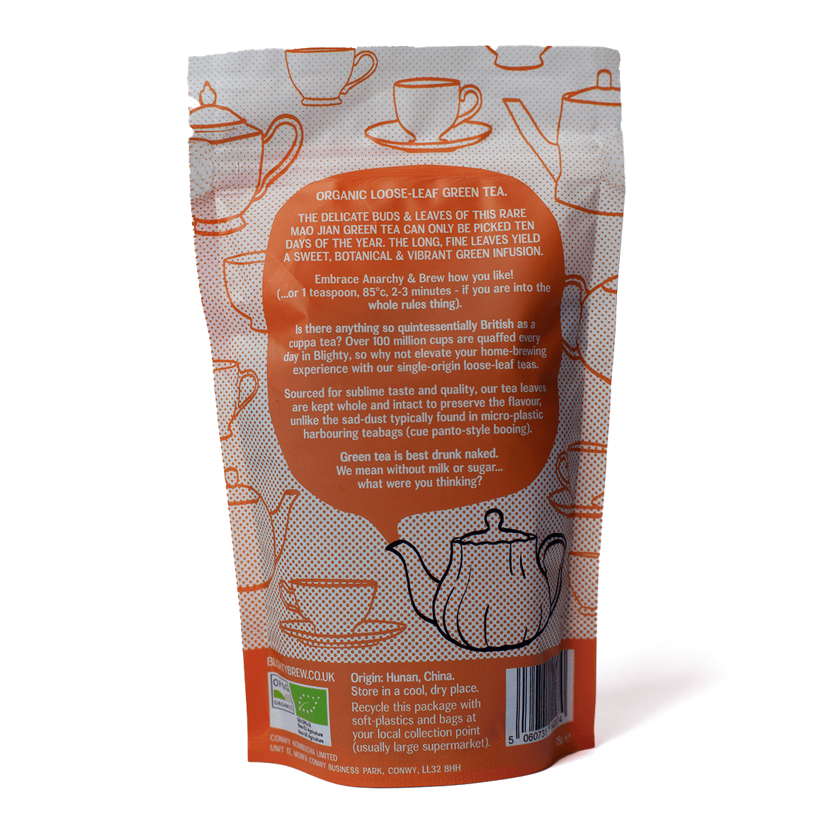 Organic Mao Jian Loose Leaf Green Tea - Blighty Booch